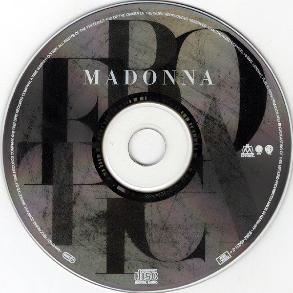 Madonna : Erotica (CD, Album, RE)