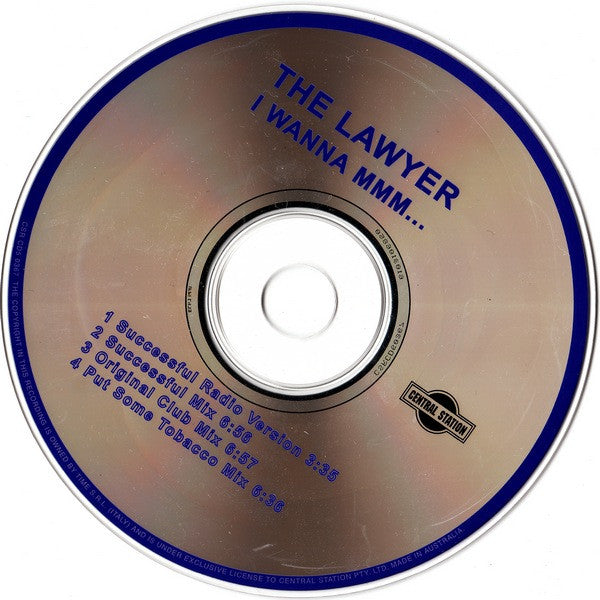The Lawyer : I Wanna Mmm... (CD, Single)