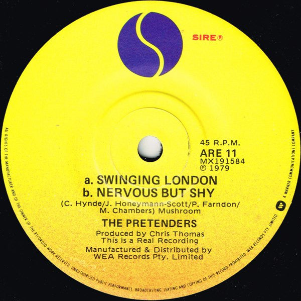 The Pretenders : Brass In Pocket (7", Single)