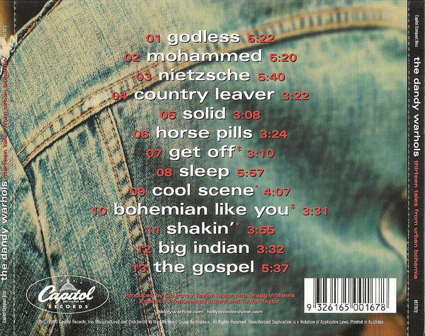 The Dandy Warhols : Thirteen Tales From Urban Bohemia (CD, Album)