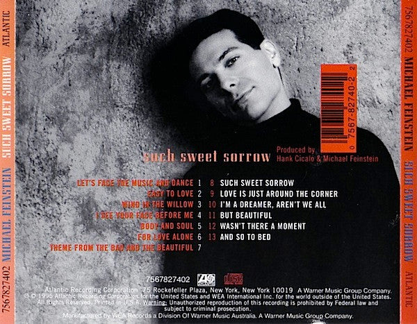 Michael Feinstein : Such Sweet Sorrow (CD, Album)