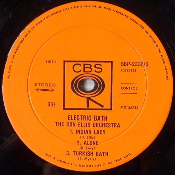 The Don Ellis Orchestra : Electric Bath (LP, Album)