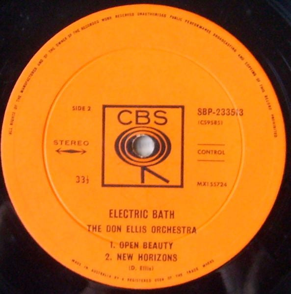 The Don Ellis Orchestra : Electric Bath (LP, Album)