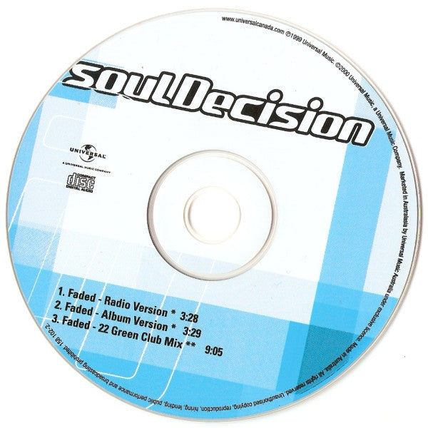 soulDecision : Faded (CD, Single)