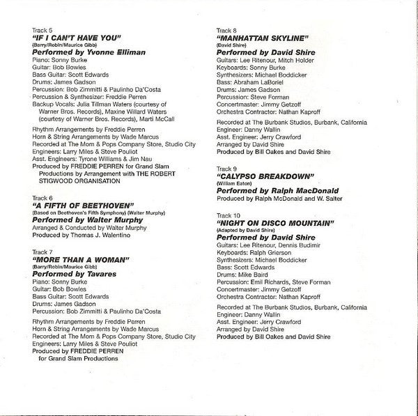 Various : Saturday Night Fever (The Original Movie Sound Track) (CD, Album, Comp, RE, RM, RP)