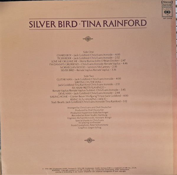 Tina Rainford : Silver Bird (LP, Album)