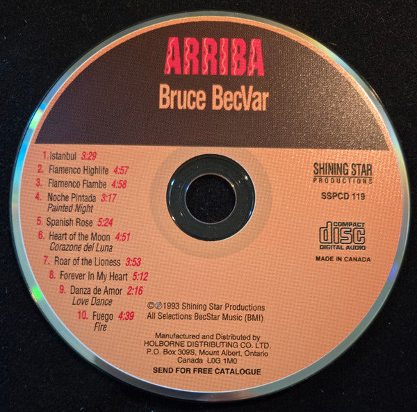Bruce BecVar : Arriba (CD, Album, RP)
