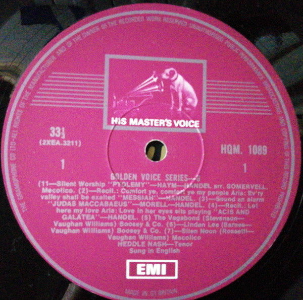 Heddle Nash : Arias & Songs (LP, Comp, Mono)