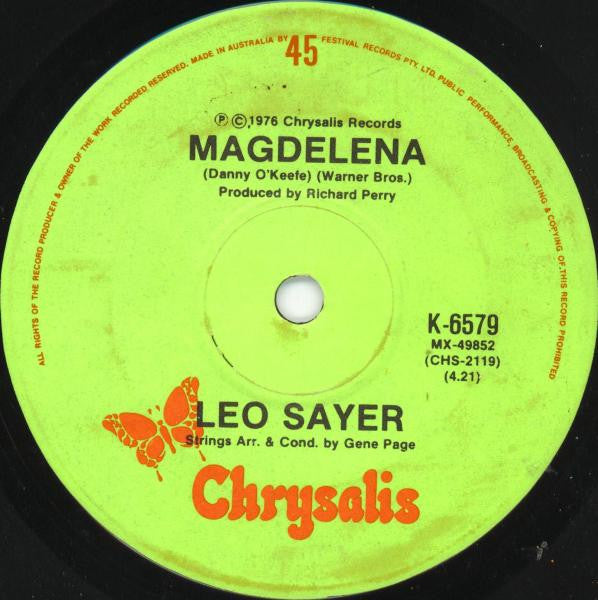 Leo Sayer : You Make Me Feel Like Dancing (7", Single)