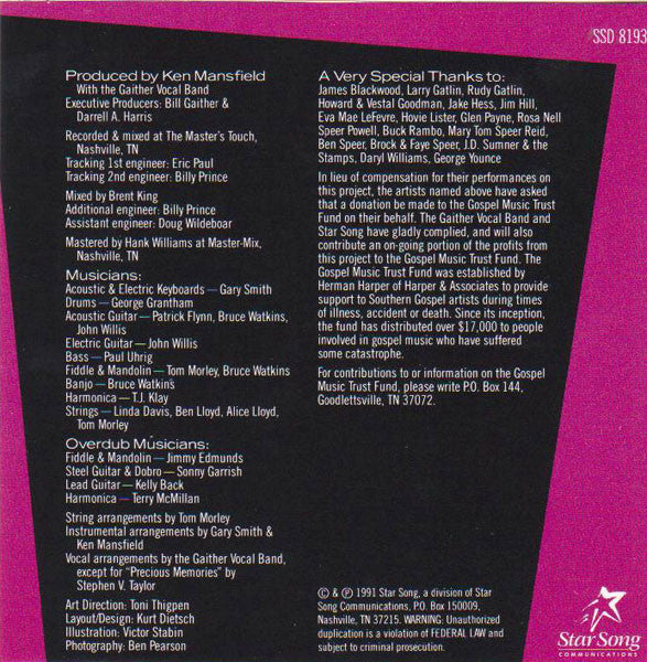 The Gaither Vocal Band : Homecoming (CD, Album)