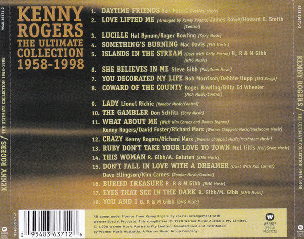 Kenny Rogers : The Ultimate Collection 1958 - 1998 (CD, Comp)