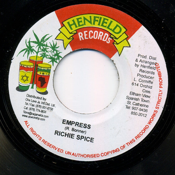 Richie Spice : Empress (7")