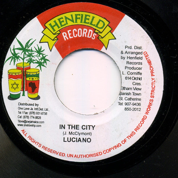 Luciano (2) : In The City (7")