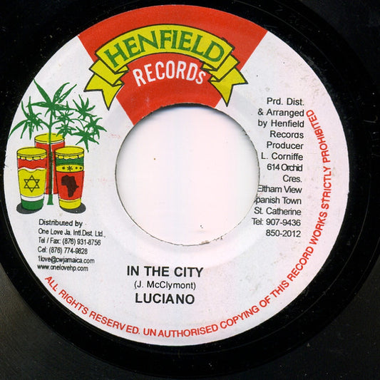 Luciano (2) : In The City (7")