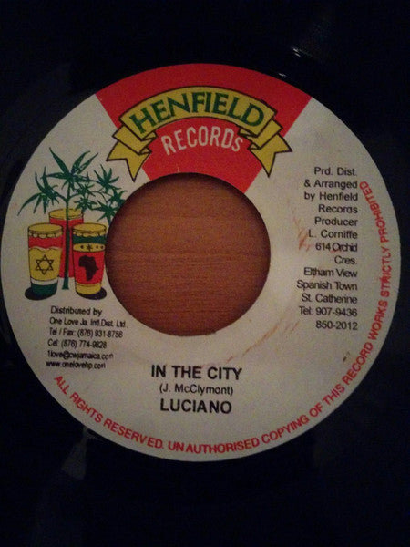 Luciano (2) : In The City (7")