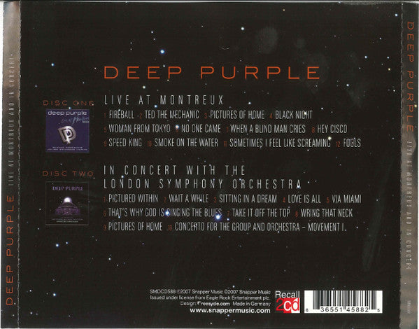 Deep Purple : Live At Montreux And In Concert (2xCD, Comp, RE)