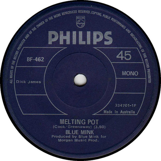 Blue Mink : Melting Pot (7", Mono)