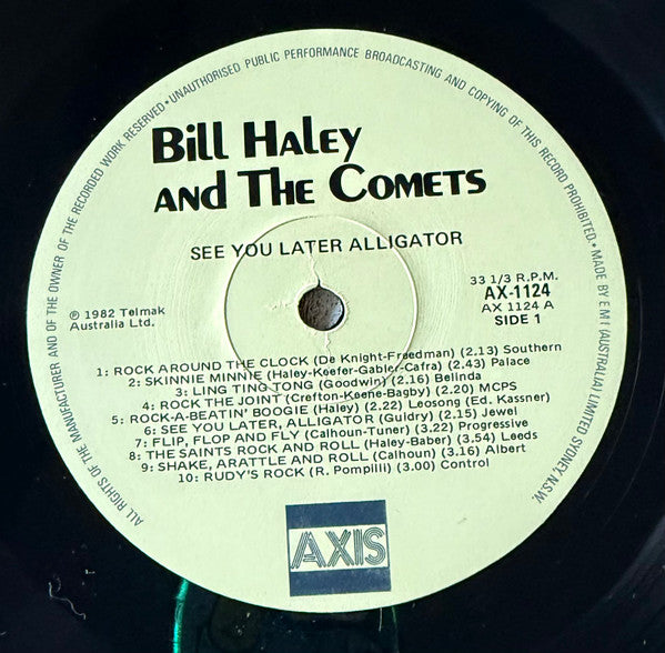 Bill Haley And His Comets : See You Later Alligator (LP, Comp)