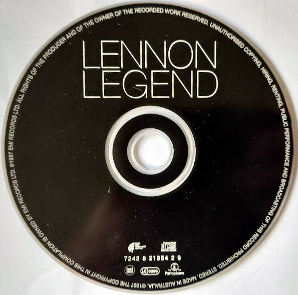 John Lennon : Lennon Legend (The Very Best Of John Lennon) (CD, Comp)