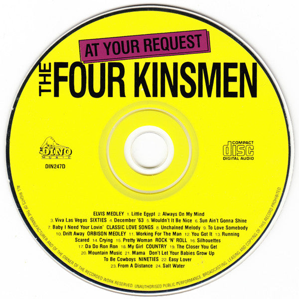 The Four Kinsmen : At Your Request (CD, Album)