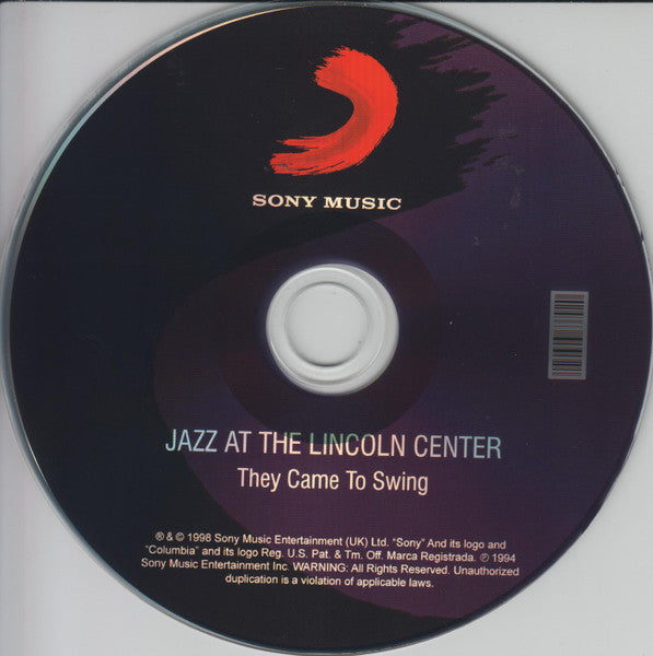 Jazz At Lincoln Center : They Came To Swing (CD, Album)