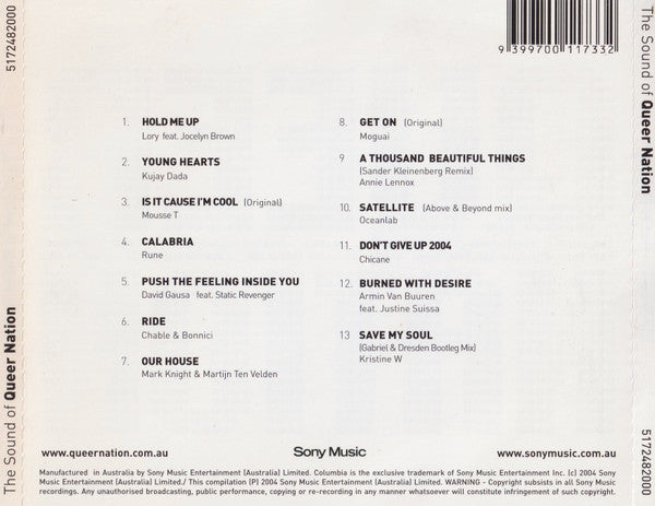 Various : The Sound Of Queer Nation (CD, Comp, Mixed)