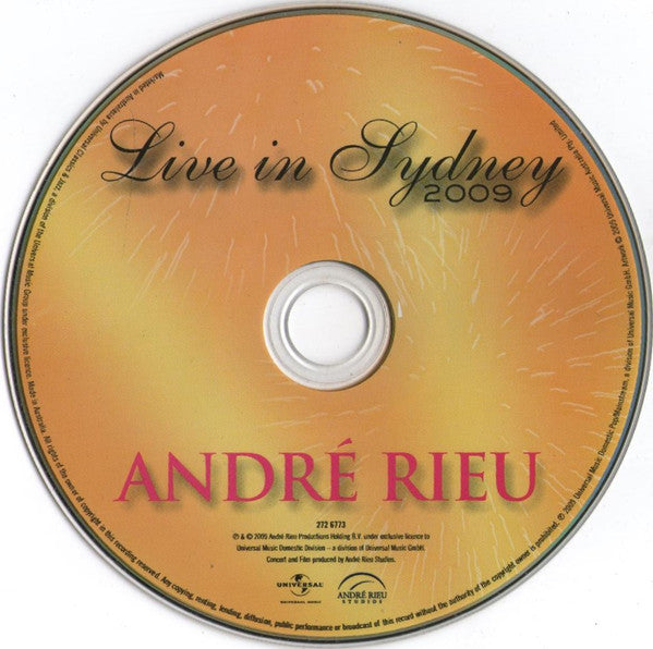 André Rieu : Live in Sydney 2009 (DVD-V, PAL)