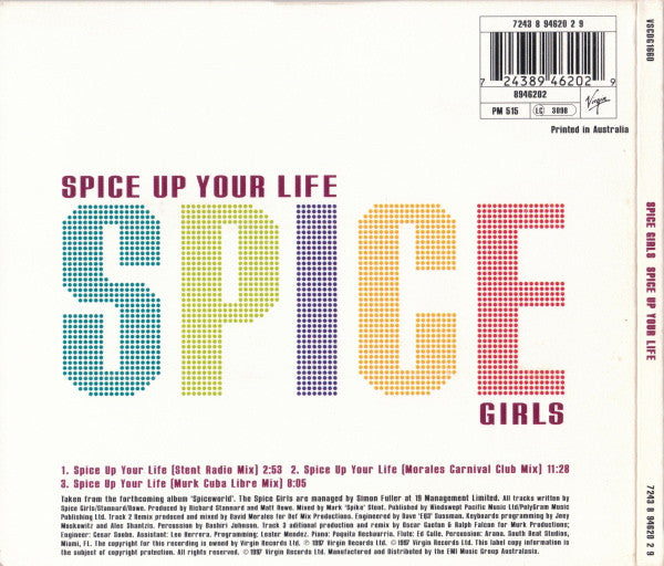 Spice Girls : Spice Up Your Life (CD, Single)