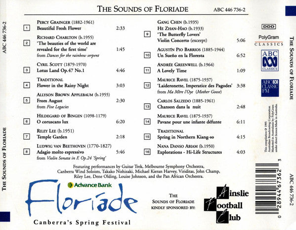 Various : The Sounds Of Floriade (CD, Comp)