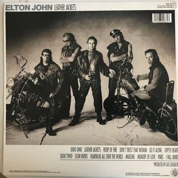 Elton John : Leather Jackets (LP, Album)