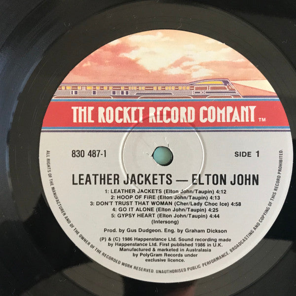 Elton John : Leather Jackets (LP, Album)