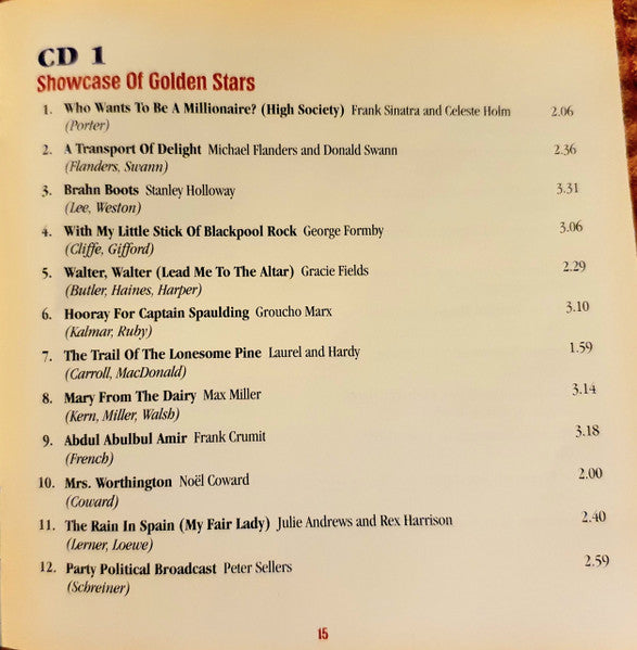 Various : The Golden Age of Comedy  (4xCD, Comp, Fat)