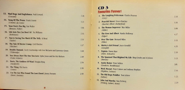 Various : The Golden Age of Comedy  (4xCD, Comp, Fat)