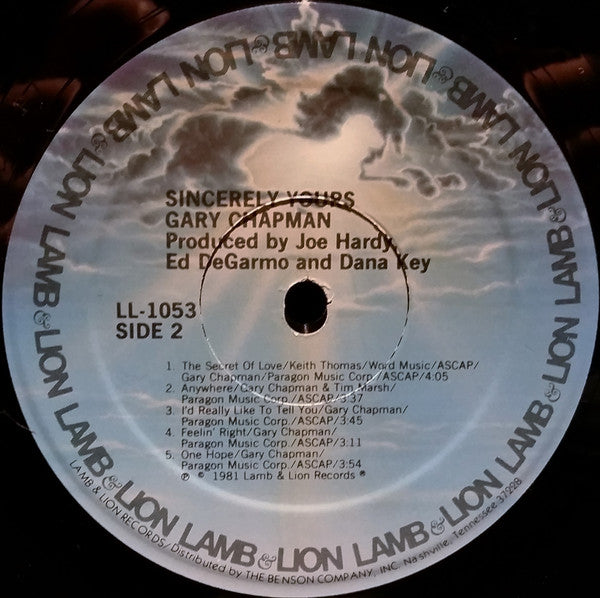 Gary Chapman : Sincerely Yours (LP, Album)