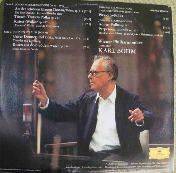 Johann Strauss* & Josef Strauss* : Emperor Waltz - Kaiserwalzer (LP)