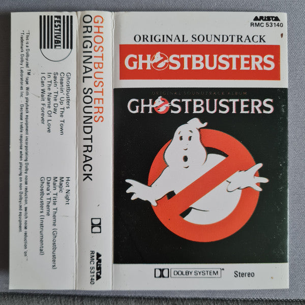 Various : Ghostbusters (Original Soundtrack Album) (Cass, Album)