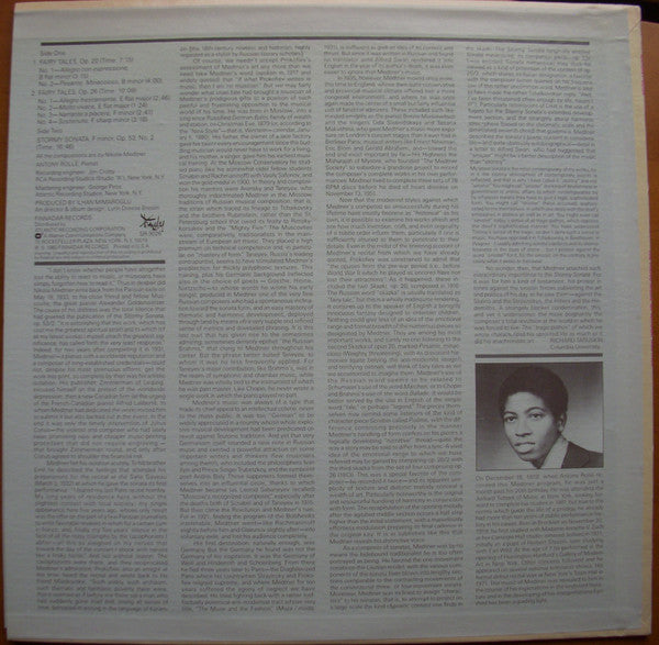 Antony Rollé - Nikolai Medtner : Stormy Sonata, Op. 53, No. 2 / Fairy Tales, Opp. 20 & 26 (LP, Album)