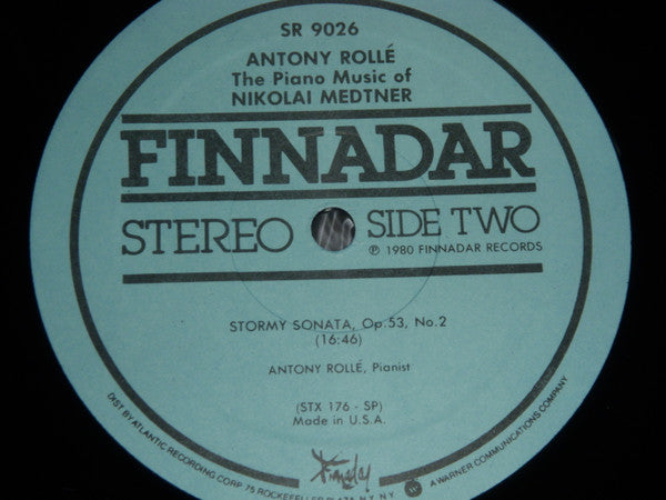 Antony Rollé - Nikolai Medtner : Stormy Sonata, Op. 53, No. 2 / Fairy Tales, Opp. 20 & 26 (LP, Album)