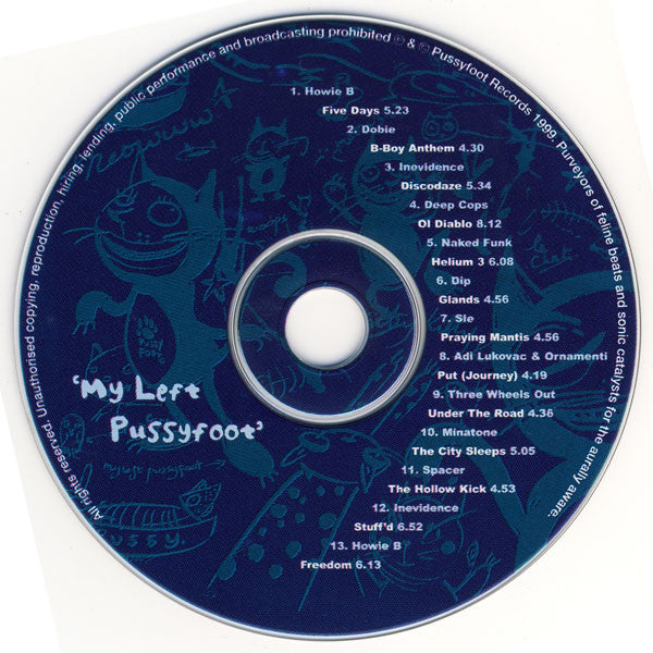 Various : My Left Pussyfoot (CD, Comp)
