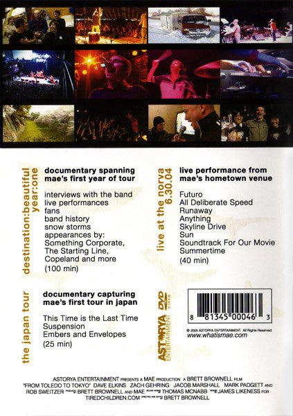 Mae (2) : Mae Dvd - From Toledo To Tokyo (DVD-V, NTS)