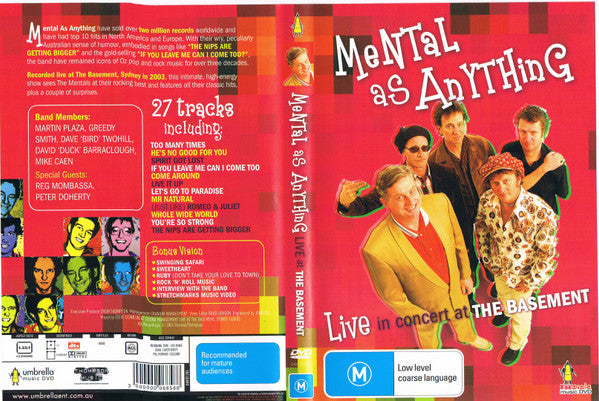Mental As Anything : Live At The Basement (DVD-V, All)