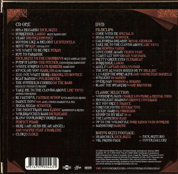 Nick Skitz : Skitzmix 18 (CD, Comp, Mixed + DVD, Comp, PAL)