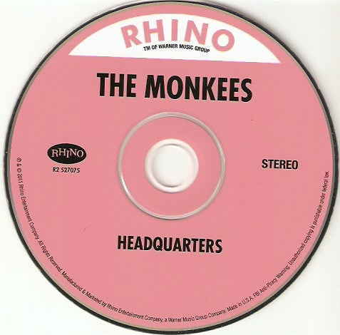 The Monkees : Headquarters (CD, Album, RE, RM)