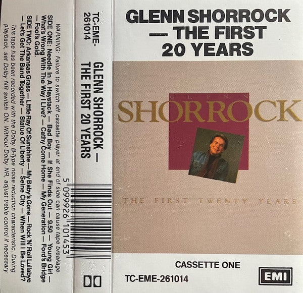 Glenn Shorrock : The First Twenty Years (2xCass, Comp)