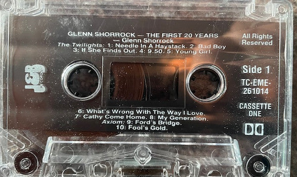 Glenn Shorrock : The First Twenty Years (2xCass, Comp)