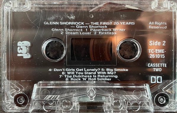 Glenn Shorrock : The First Twenty Years (2xCass, Comp)