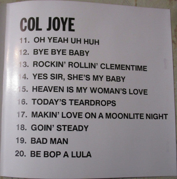 Col Joye & Johnny O'Keefe : Kings Of Australian Rock (CD, Comp)