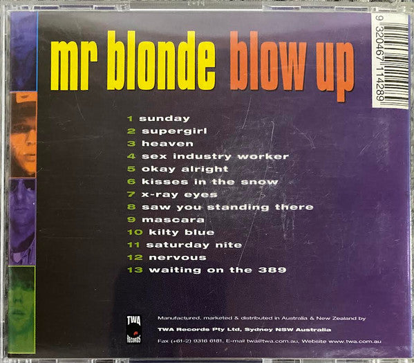 Mr Blonde : Blow Up (CD, Album, Blu)