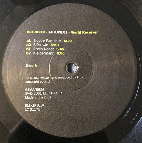 Autopilot : World Receiver (2x12", Album)