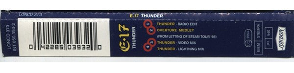 E.17* : Thunder (CD, Single)